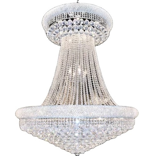 Foyer empire crystal chandelier classic villia lighting palace lighting fixture manufacture directly wholesale chrome chandelier