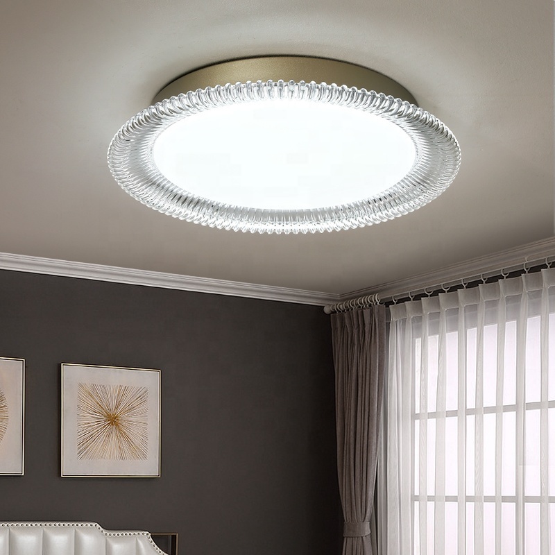 Hot Sell Modern Nordic Minimalist Round Flat Surface Mount Home Indoor Led Ceiling Lamps Simple Style Ceiling Light Flush Mount