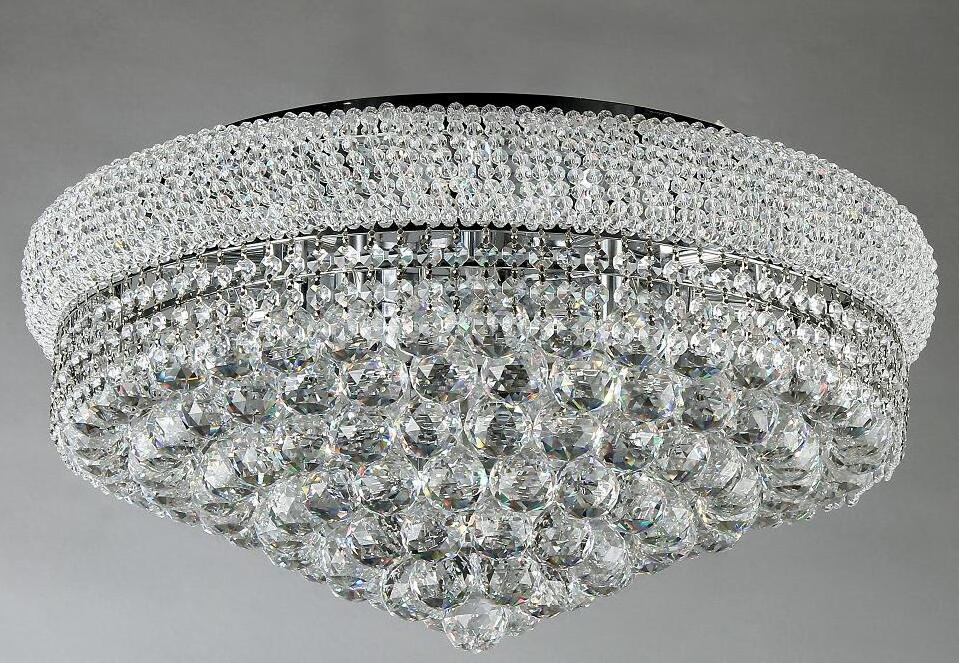 Modern crystal led flush mount ceiling light fixture small crystal ceiling lamp golden finish ceiling lighting wholesale price