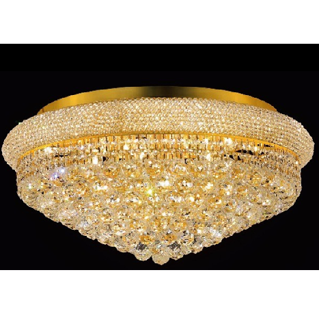 Fancy bedroom decorative antique brass ceiling light fixtures crystal flush mount indoor luxury crystal ceiling lamps wholesale