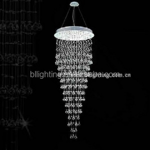 Crystal home decoration modern led luminaire crystal pendant lamp indoor luxury crystal curtain lights ceiling pendant lighting