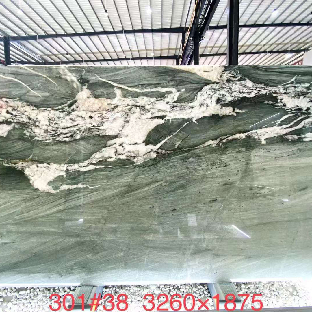 Factory Top Quality Verde Guatemala Green Marble slabs Emerald natural Green Marble for background