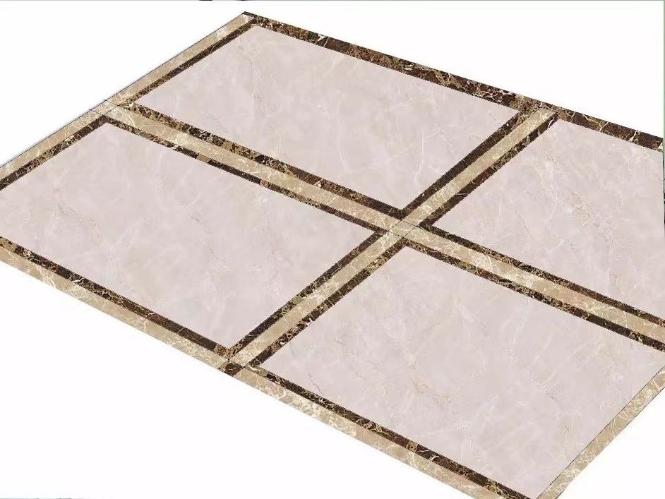 Brilliance wholesale cheap Burder Beige marble slab for kitchen countertop Nature marble tile for bathtub and shower trap