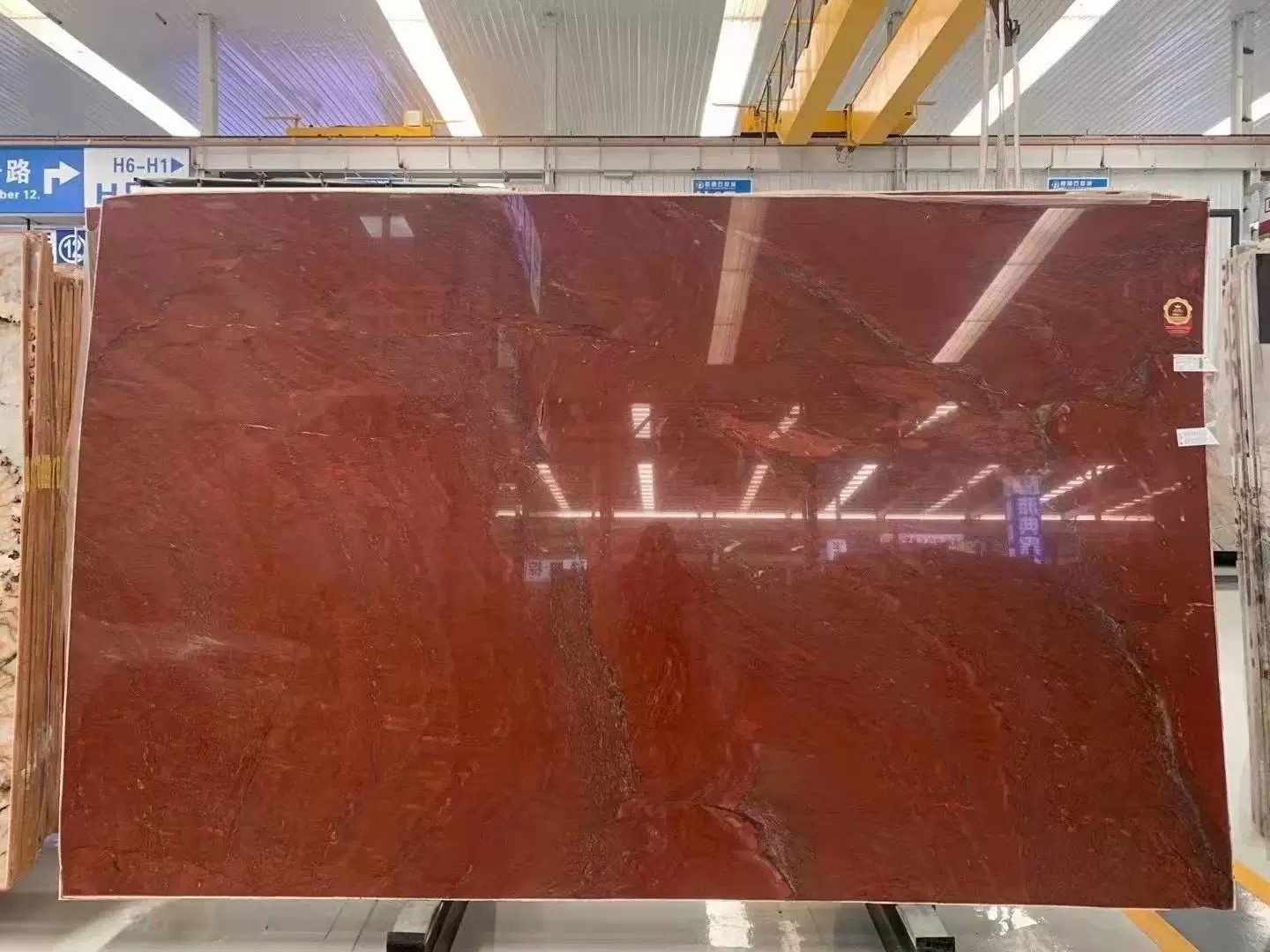 Brrilliance Royal Red House Flooring Usage Marble Tiles High Quality and Beautiful Stirking Red Marble Slab for countertops