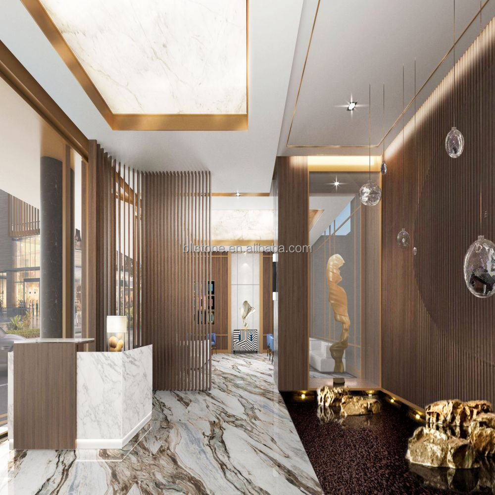 Briliiance Luxury China Grey Marble Italian Symphony Marble For Hotel Lobby Bathroom Tv Wall Cladding And Flooring Stairs