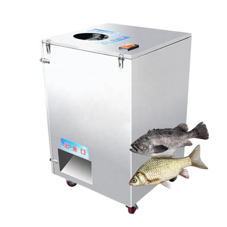 Fish Scale Removing Cleaning Automatic Electric Fish Back Opening Cutting Machine Fish Scaler