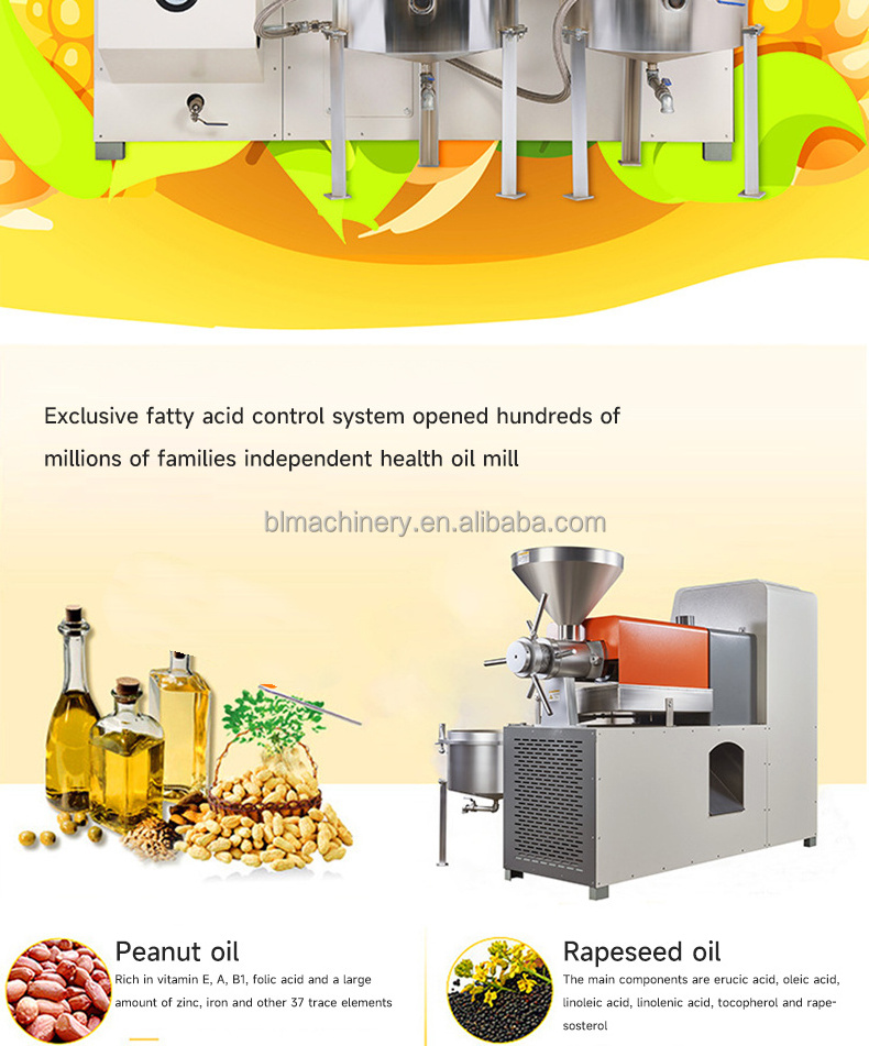 Cold Pressed Olive Oil Extraction Sesame Oil Expeller Machine