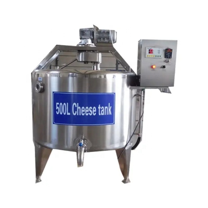 Automatic production line small scale mozzarella cream dairy processing cheese making machine