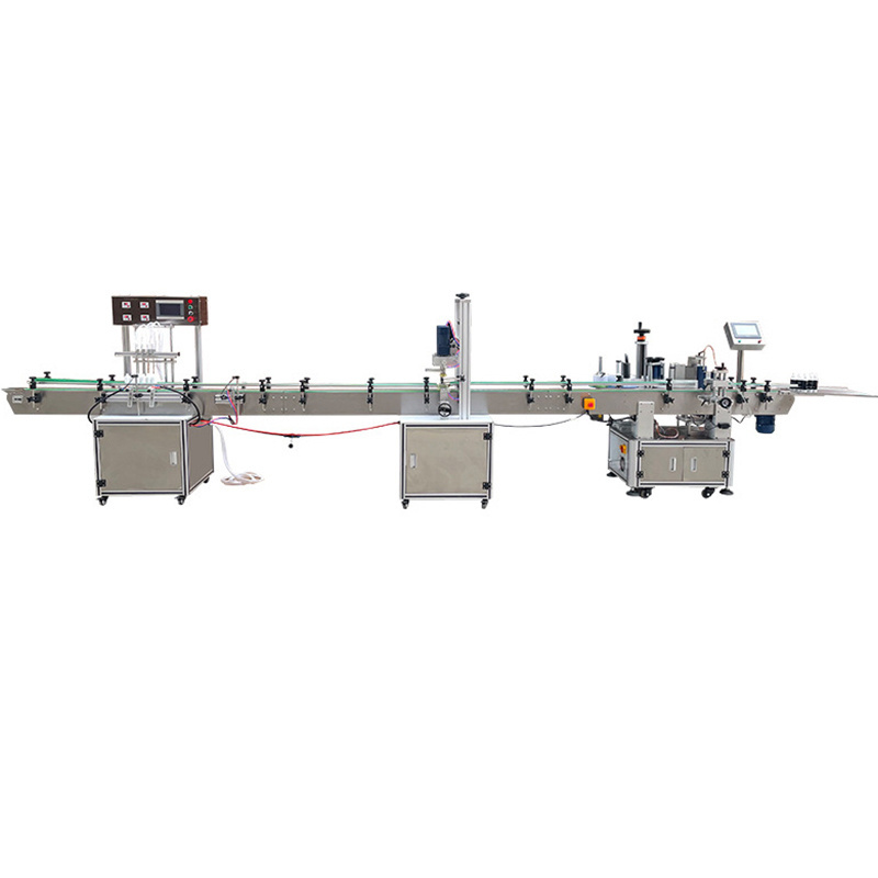 High Speed Piston Type Overflow 1-5L Wine Liquid Bottled Water Filling Machine sauce packaging machine