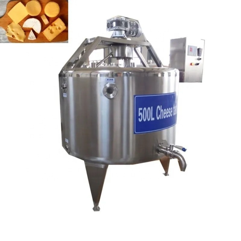 Automatic production line small scale mozzarella cream dairy processing cheese making machine