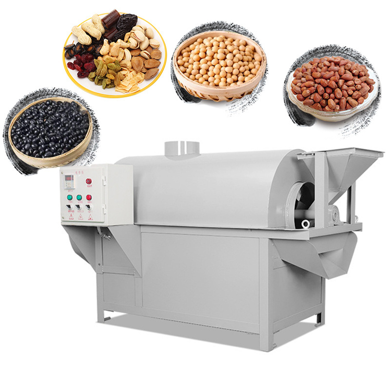 Commercial Roaster Oven Coffee Bean Nuts Soybean Peanuts Dry Roasting Machines Sunflower Seeds Roasted Corn Nuts Roaster Machine