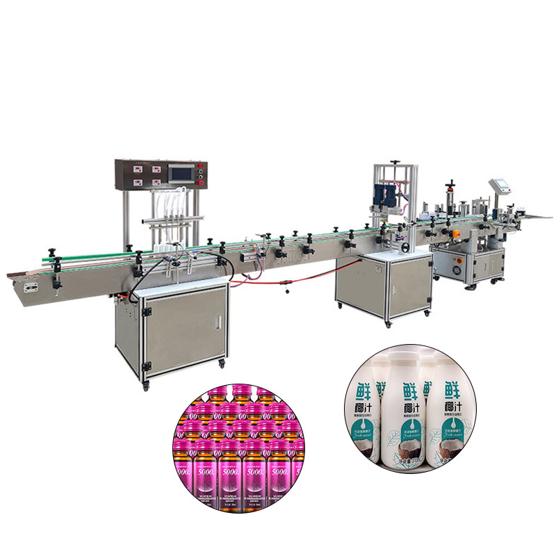 High Speed Piston Type Overflow 1-5L Wine Liquid Bottled Water Filling Machine sauce packaging machine