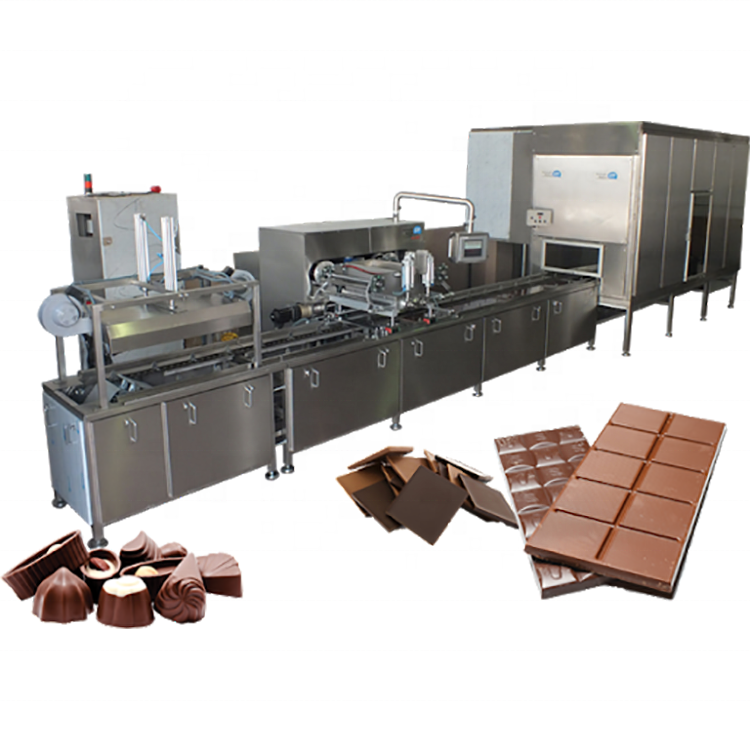 Full Automatic Chocolate Making Machine Production Line Chocolate Bar Making Machines