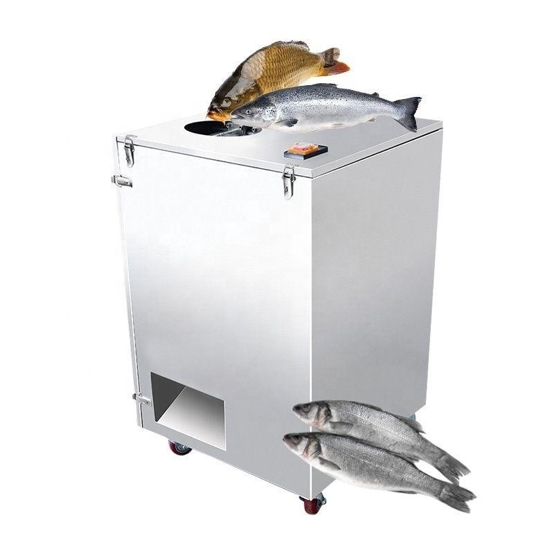 Fish Scale Removing Cleaning Automatic Electric Fish Back Opening Cutting Machine Fish Scaler