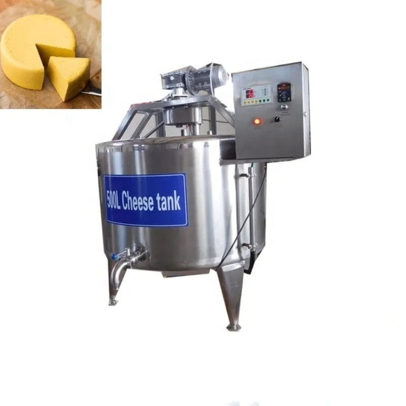 Automatic production line small scale mozzarella cream dairy processing cheese making machine