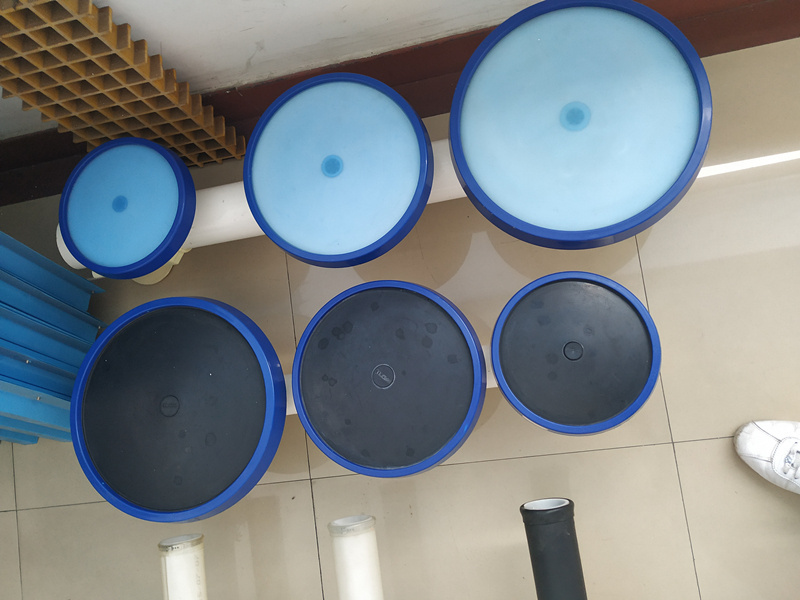 EPDM/silicone  8inch fine bubble air diffuser /bubble generator for sewage treatment plant/fish pond farming equipment