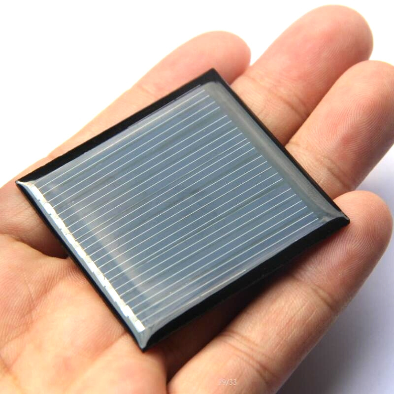 BUHESHUI 0.25W 5V  Polycrystalline Epoxy Small Solar Cell,Module,Panel DIY Solar Charger Education45*45MM