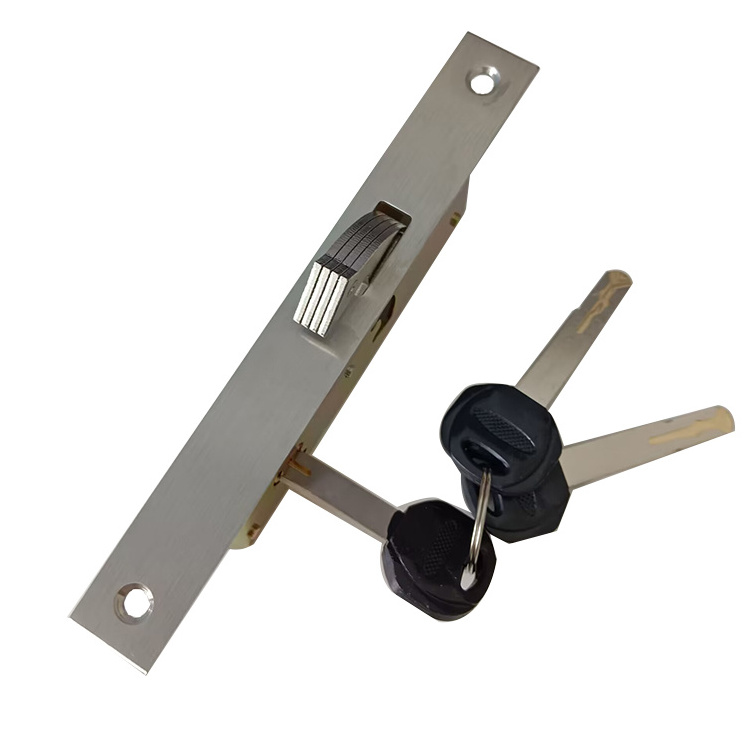 Mortise Deadlock Hook bolt Door Lock with Brass Cylinder