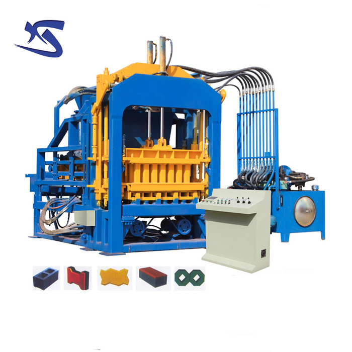 QT4-15 blocks making machine automatic brick block maker machine concrete Block Maker for sale