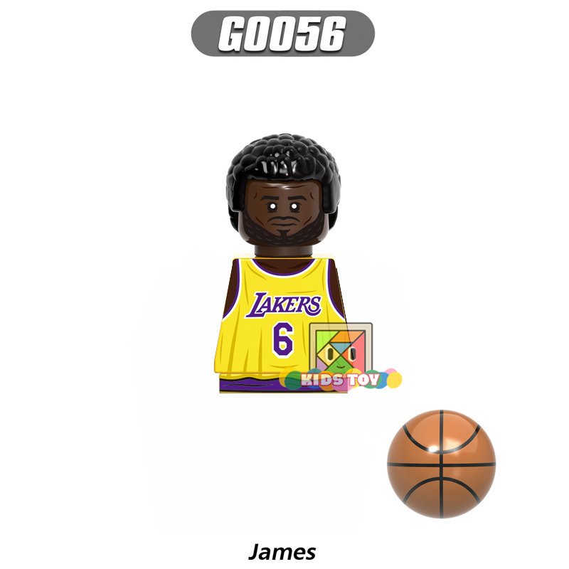 G0107 Basketball Player Curry  Harden James Plastic Mini Bricks Assemble Building Block Figure Kids Educational Toy