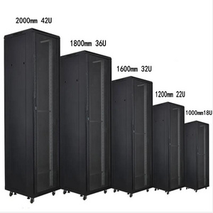 4u 6u 9u 12u 22u 27u 32u 36u 42u 47u Data Center Network Cabinet 19 Inch Rack Mount Standard Server Outdoor BLACK OEM