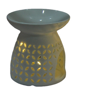 2024  Customization ceramic warmer tea light for aroma oil burner indoor fragrance soy wax melt burner