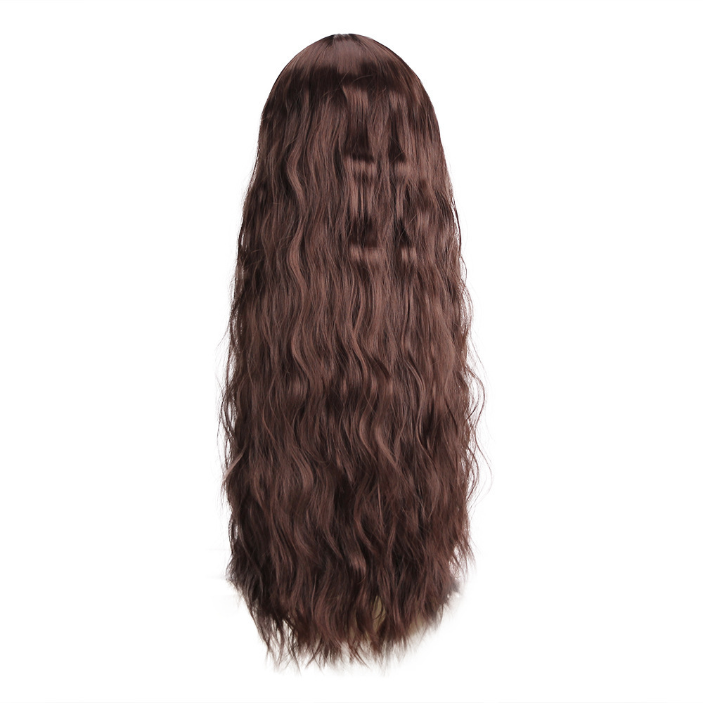 Wholesale Deep Wave Lace Frontal Curly synthetic hair wigs for black women