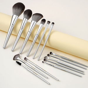 High Quality Professional Horse Hair Face Makeup Brush Set Private Label