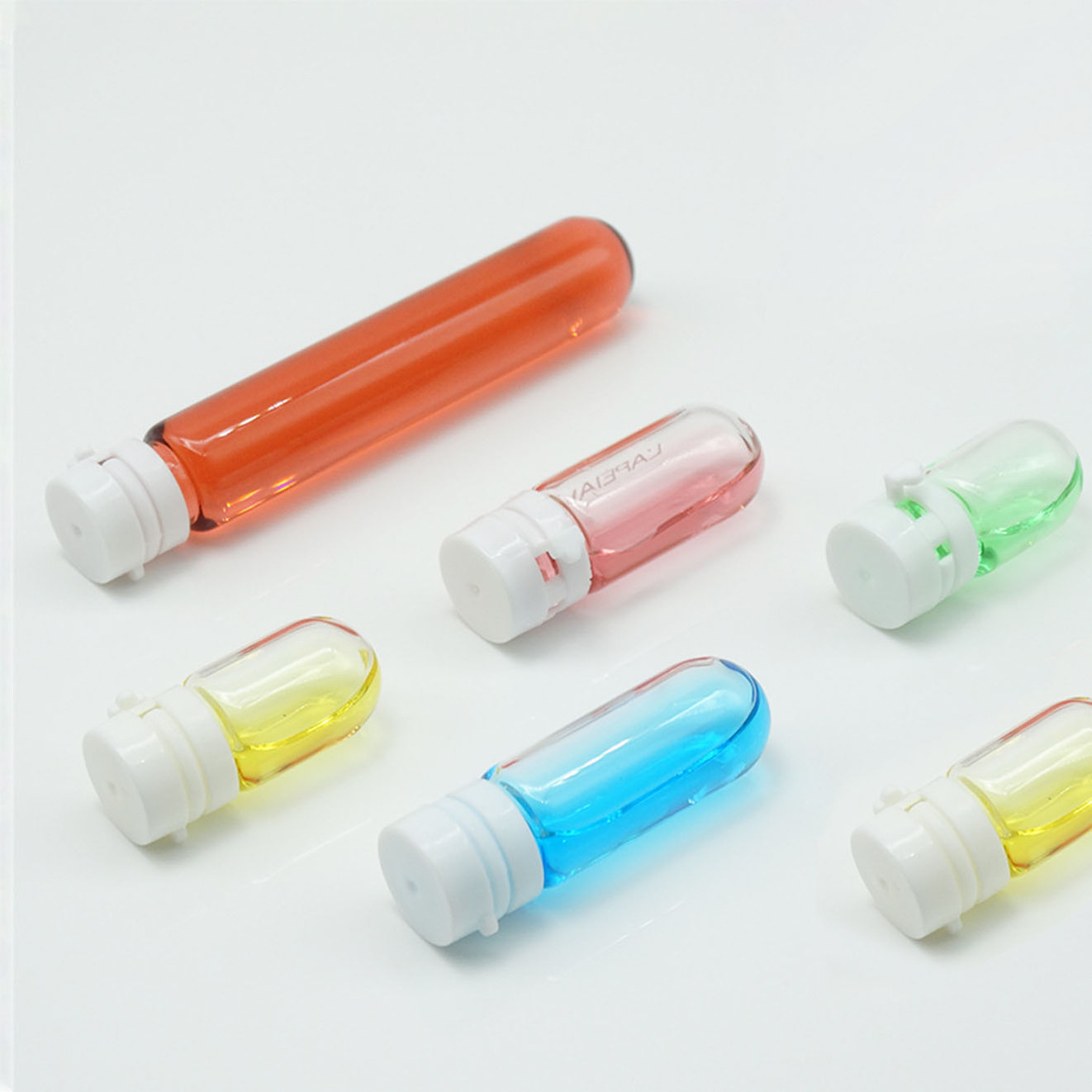 1ml 2ml 3ml 5ml  tea essential oil sample disposable packaging cartridge bottle with tear off lid