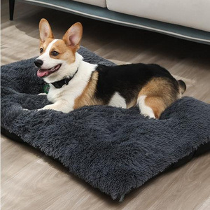 Pet Anti Slip Super Washable Luxury Soft Warming Pet dog Kennel Sleep Mat for crate