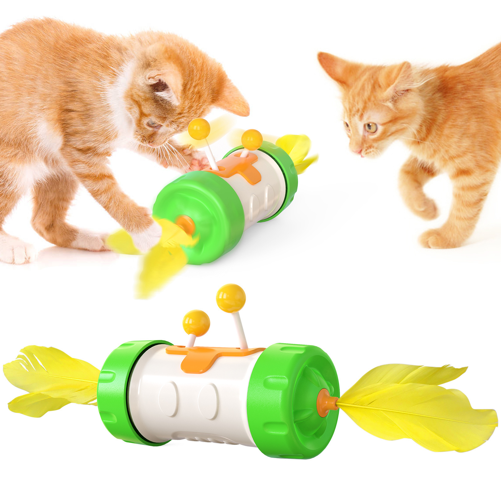 Pet Supplies Factory Wholesale New Feathers From Hi To Tease Cat Sticks Don't Fall Cat Toys