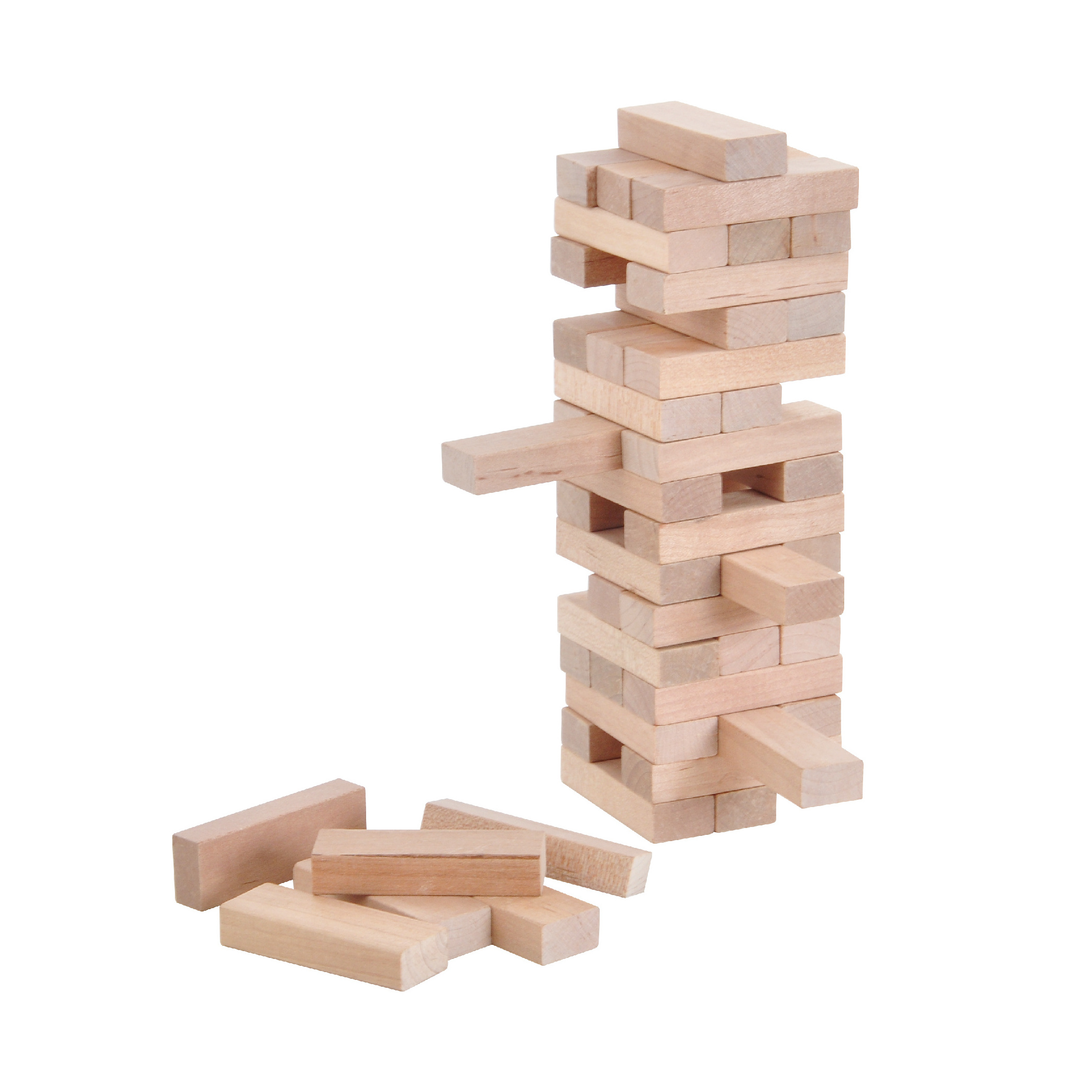 Custom Classification Educational Timber Tower Wood Block Stacking Game Wooden Blocks