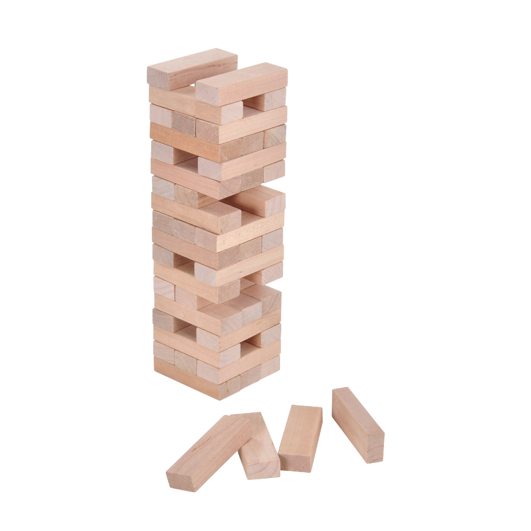 Custom Classification Educational Timber Tower Wood Block Stacking Game Wooden Blocks