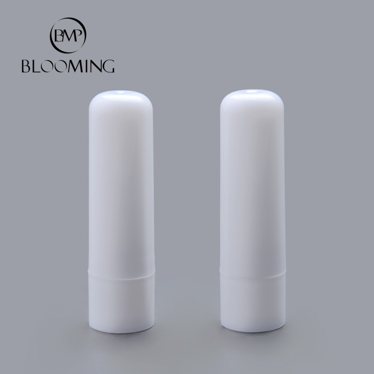 5g Customized chapstick tubes lip balm eco friendly,cylinder lip blam packaging tube with private logo,white lip balm tube