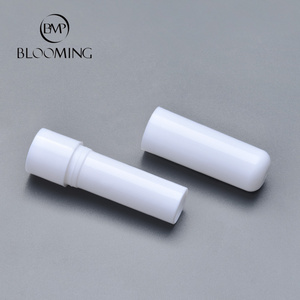 5g Customized chapstick tubes lip balm eco friendly,cylinder lip blam packaging tube with private logo,white lip balm tube