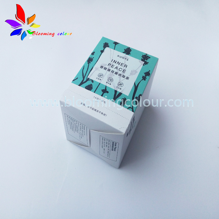 Factory Wholesale Luxury Foldable Tea Packaging Paper Box