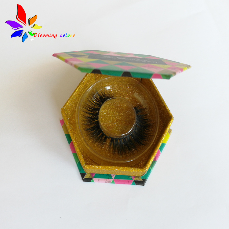 Custom handmade coffin shape eyelash packaging box