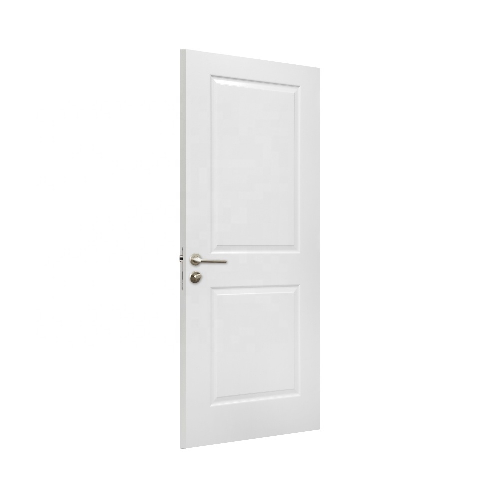 Cheap Price Prehung Hollow Core MDF Interior White Wooden HDF Moulded Doors