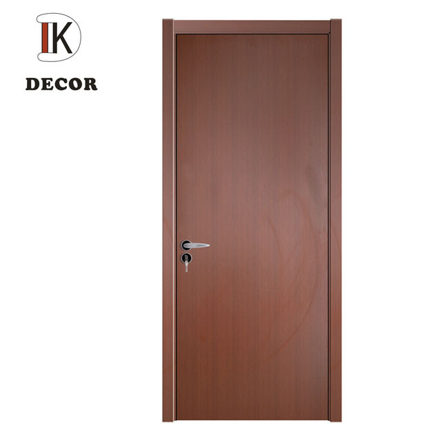 Factory price soundproof Interior wooden melamine hotel doors with smart security card lock