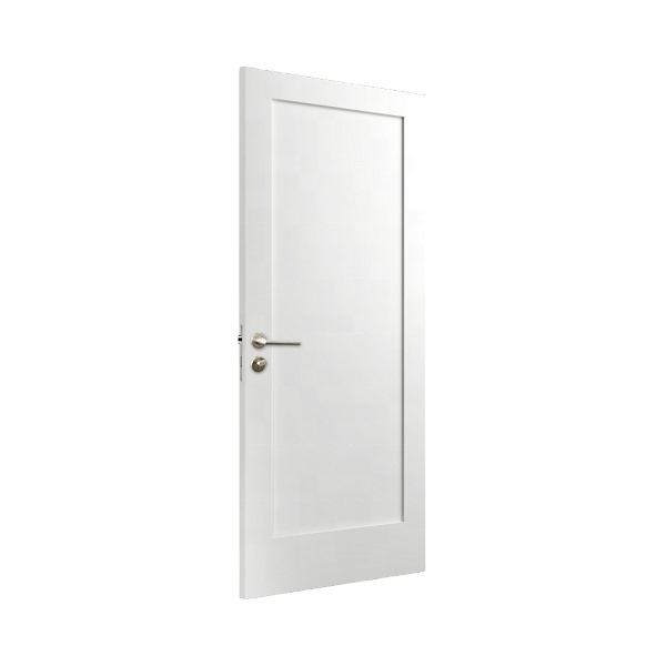 Solid Core White Primed Wood Single Prehung Interior Shaker Door 30 x 80'' Size