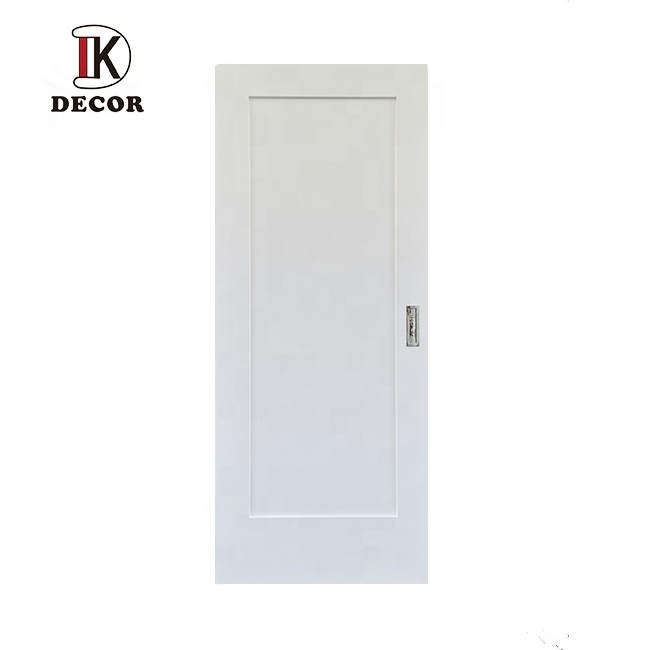 Hot Selling Modern Bedroom Pre Hung 30x80 96 Inch Wood Single White Primed Solid Core Interior Shaker Doors