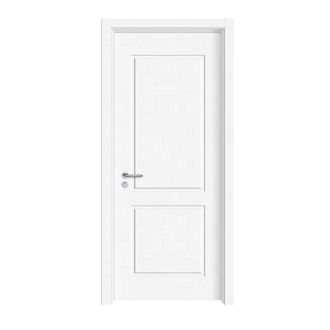 Cheap Price Prehung Hollow Core MDF Interior White Wooden HDF Moulded Doors