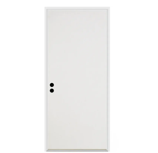 White Primed Flush Panel 20 Minute Fire Rated Entry Door