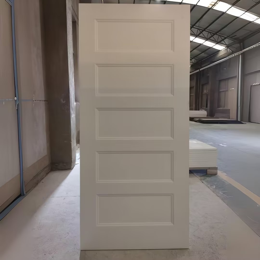 solid core 4 panel 36x 96 inch interior mdf moulded wooden door for houses