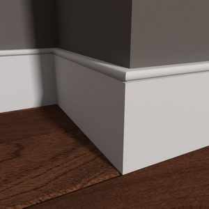 Cheap American Trims Solid Wood  White Primed Casing MDF Baseboard Mouldings for Houses