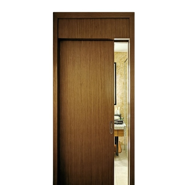 Luxury Partition Wall Oak Sliding Pocket Door Interior Hidden Pocket Sliding Doors