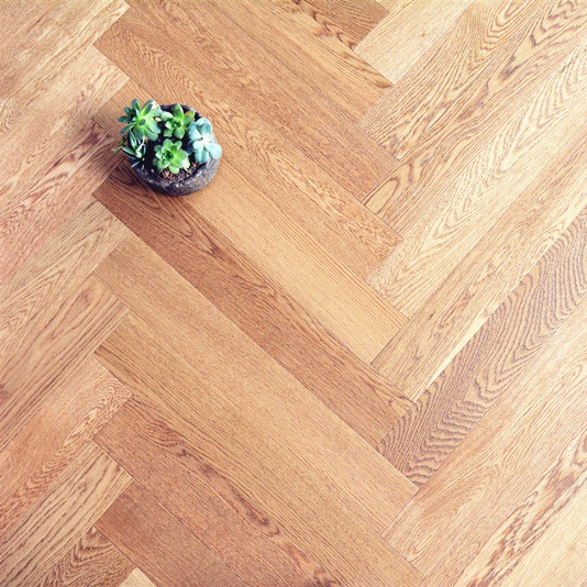 Natural Xylosma Oak Zigzag Herringbone Hard Wax Oiled Engineered Wood Flooring