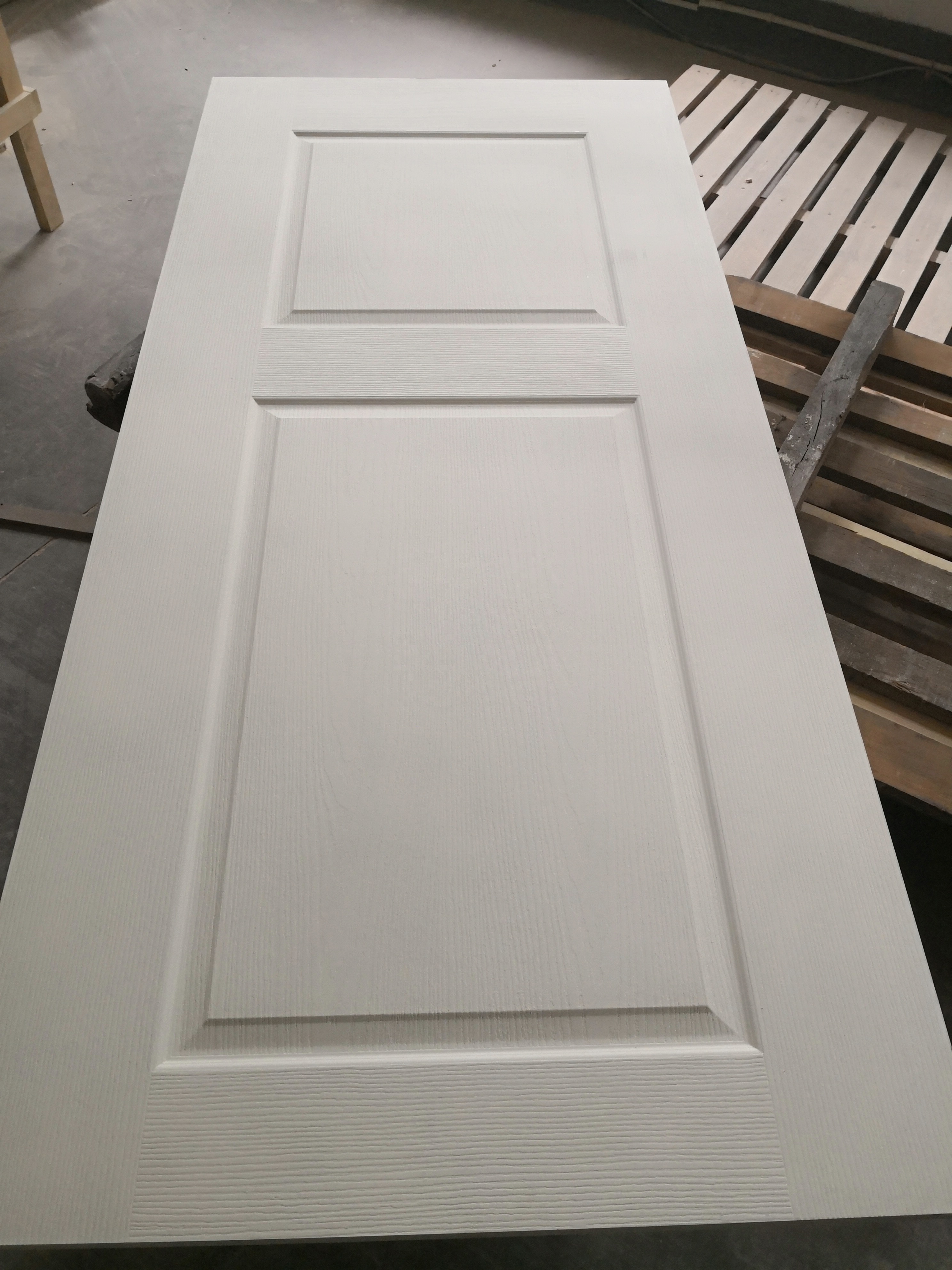 Primed interior wood skin simple design for house prehung arched internal panel moulded doors