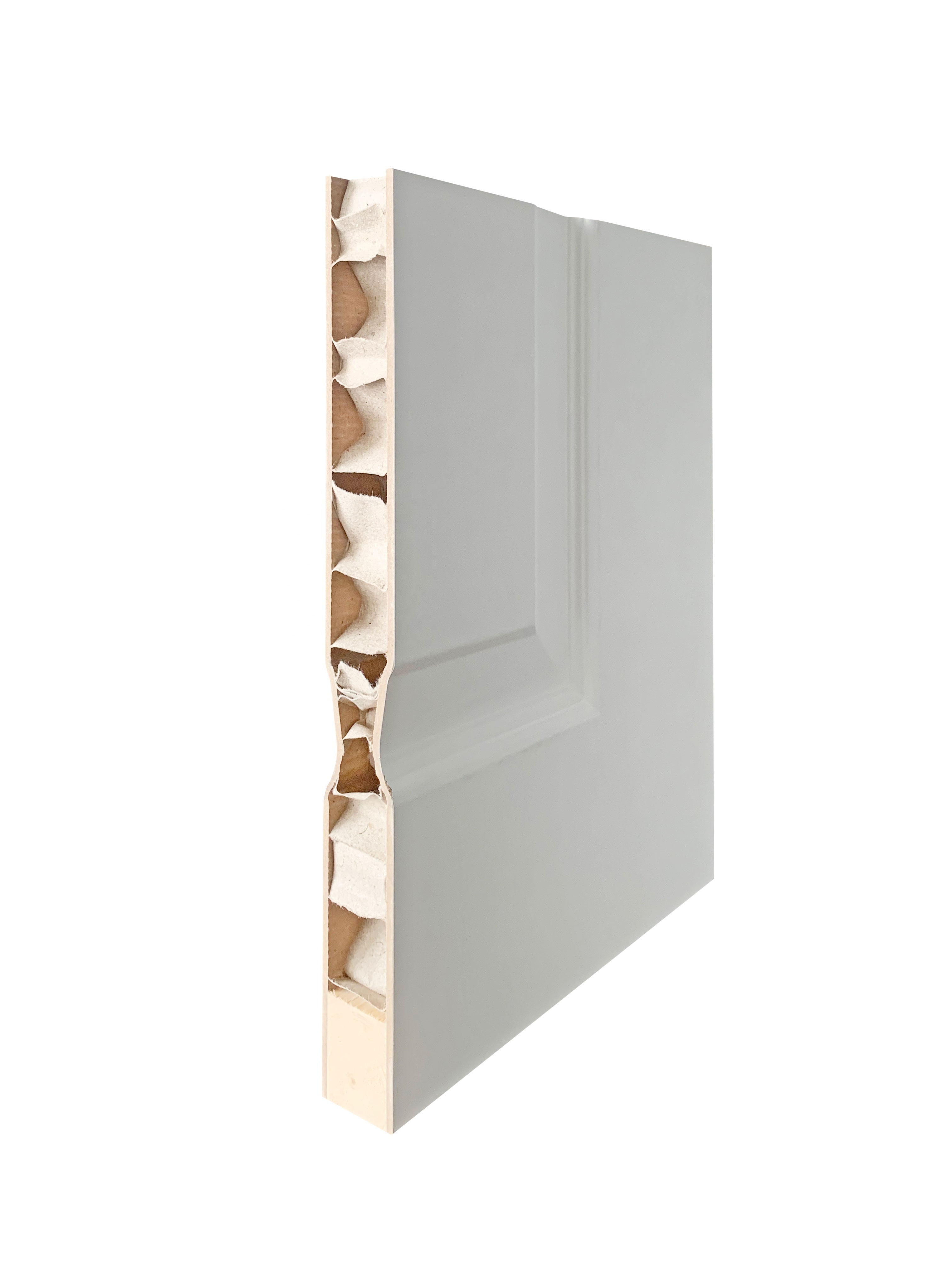 Cheap Price Prehung Hollow Core MDF Interior White Wooden HDF Moulded Doors