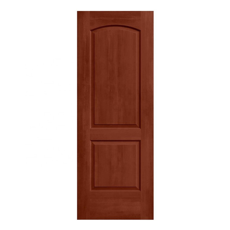 Primed interior wood skin simple design for house prehung arched internal panel moulded doors